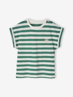 Fille-T-shirt rayé personnalisable fille