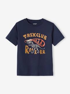 Junge-T-Shirt, Poloshirt, Unterziehpulli-Jungen T-Shirt, Dinosaurier