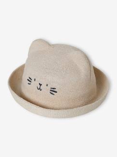 -Chapeau forme chat bébé fille