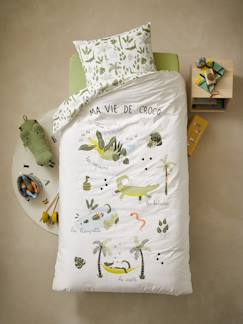 Linge de maison et décoration-Linge de lit enfant-Fourre de duvet-Parure fourre de duvet + taie d'oreiller enfant TREK Oeko-Tex®