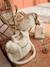 Trousse de toilette en sherpa Ourson PETIT NOMADE ivoire 