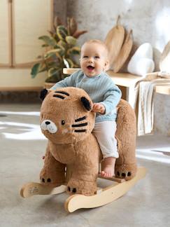 Jouet-Premier âge-Bascules, chariots de marche, trotteurs et porteurs-Tigre à bascule bébé en bois FSC®