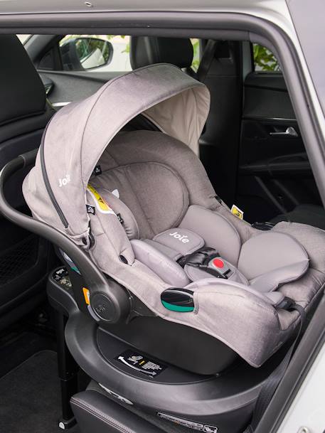 Baby-Autositz JOIE i-Gemm 3 i-Size 40 bis 85 cm, entspricht der Gruppe 0+ anthrazit (Coal)+taupe meliert (Pebble) 