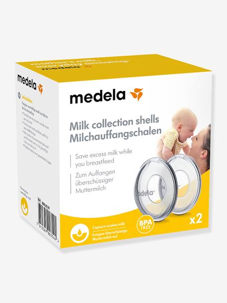 2er-Set Milchauffangschalen MEDELA transparent 