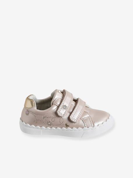 Baby Klett-Sneakers zartrosa 