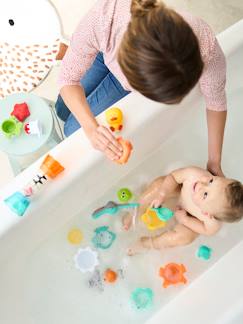Marken zum Schulanfang-Babyartikel-Babytoilette-Badewannen-Set, 16 Teile INFANTINO®