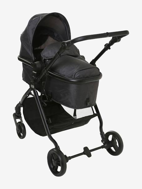 Poussette Duo transformable Libra VERTBAUDET gris irisé 