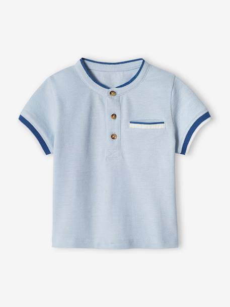 Baby Poloshirt himmelblau 