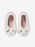 Chaussons ballerine intérieur velours enfant rose pâle 