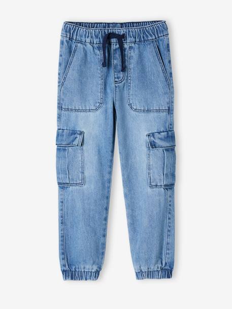 Jungen Cargo-Jeans mit Dehnbund double stone 