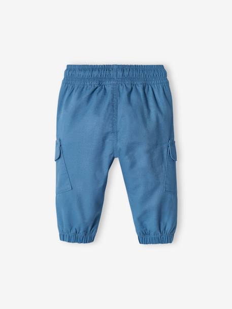 Pantalon battle bébé bleu jean+kaki 