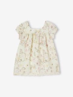 Baby-Mädchen Baby Kleid mit kurzen Ärmeln
