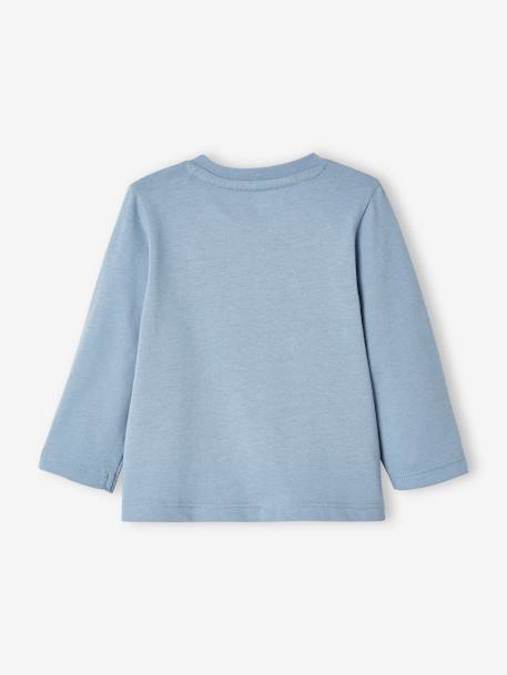 Baby Shirt, personalisierbar himmelblau 