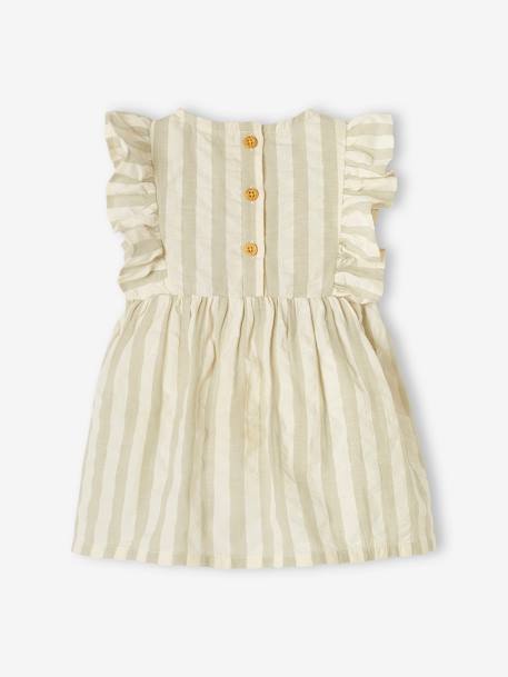 Mädchen Baby Kleid, ärmellos graugrün+TINTENBLAU KARIERT 