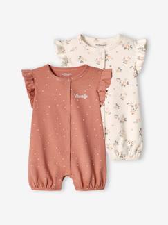 La valise maternité-Bébé-Pyjama, surpyjama-Lot de 2 combishorts "lovely" bébé