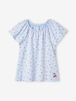 Mädchen-T-Shirt, Unterziehpulli-Mädchen T-Shirt mit Schmetterlingsärmeln, bedruckt