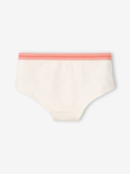 Lot de 5 shorties fruits fille pêche 