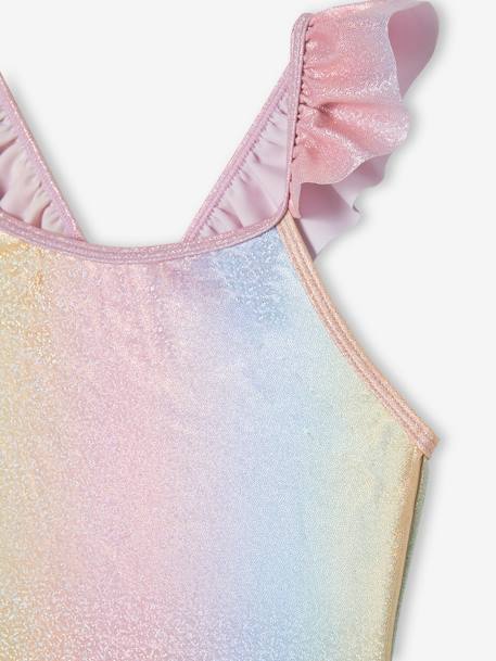 Maillot de bain 1 pièce fille glitter rose 