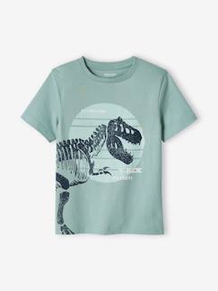 Junge-T-Shirt, Poloshirt, Unterziehpulli-T-Shirt-Jungen T-Shirt, Dinosaurier