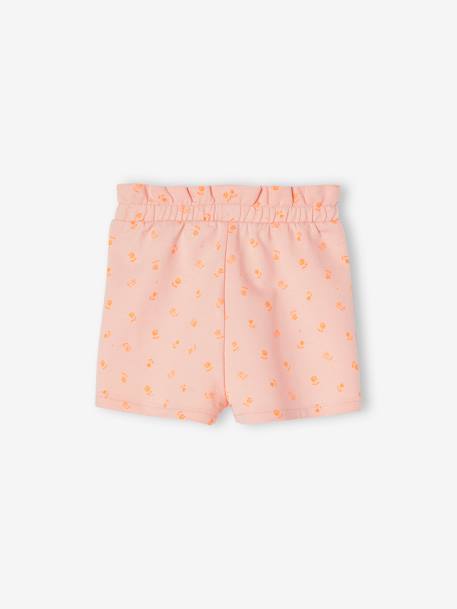 Short bébé en molleton rose pâle 