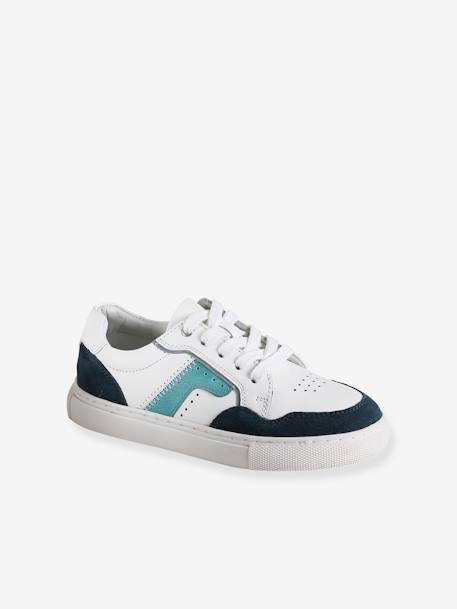 Jungen Sneakers mit Reissverschluss weiss 