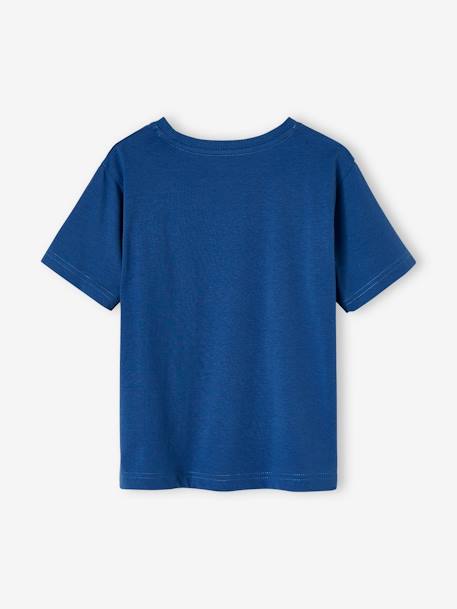 Jungen T-Shirt blau+weiss 