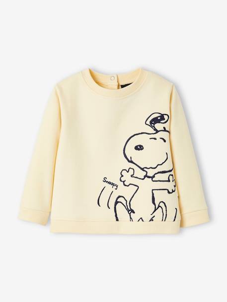 Jungen Baby Sweatshirt PEANUTS SNOOPY beige 