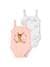 Lot de 2 bodies bébé fille Disney® Bambi vieux rose 