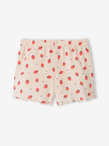 Lot de 2 shorts de pyjama fille rose 