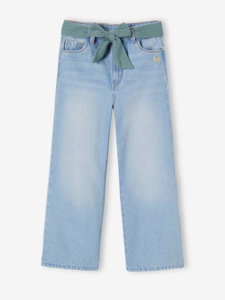 Weite Mädchen 7/8-Jeans mit Gürtel double stone+stone 