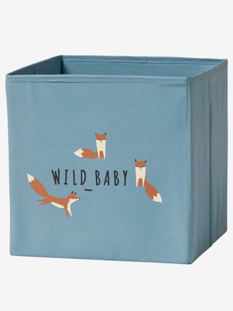 3er-Set Kinderzimmer Aufbewahrungsboxen „Baby Fox“ Pack blau 