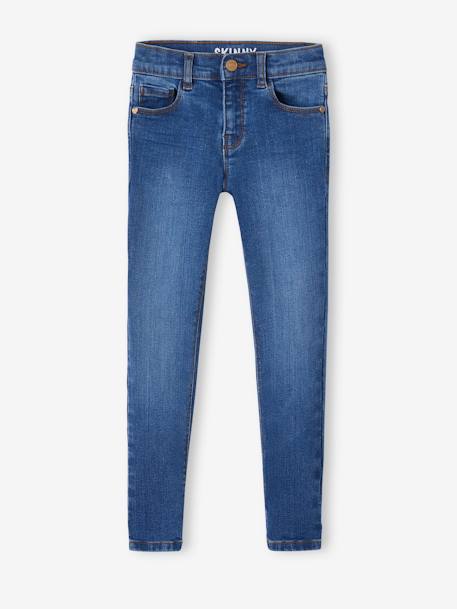 Mädchen Skinny-Jeans jeansblau+stone 
