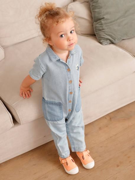 Baby Jeans-Overall denim bleached 