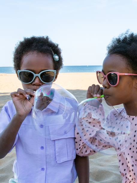 Kinder Sonnenbrille „Sun Buzz“ KI ET LA khaki+rosa+rosa 