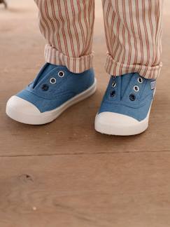 -Baby Stoff-Sneakers mit Gummizug