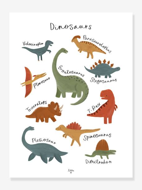 Affiche Dinosaures Sunny LILIPINSO marron 