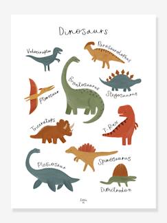 Kinderzimmer Poster mit Dinos „Sunny“ LILIPINSO