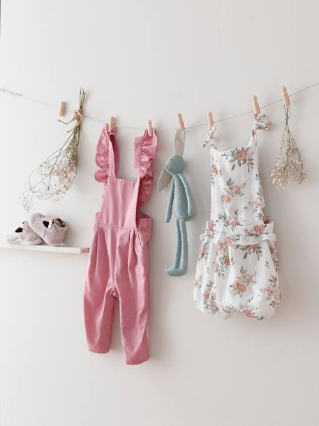 Baby-Set: Kleid, Spielhose & Haarband weiss 