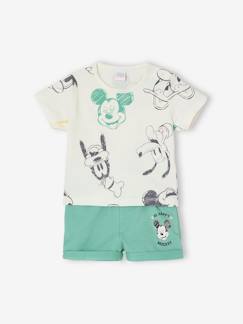 -Jungen Baby-Set: T-Shirt & Shorts Disney MICKY MAUS