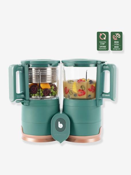 Baby 4-in-1-Dampfgarer „Nutribaby Glass“ BABYMOOV Forest green 