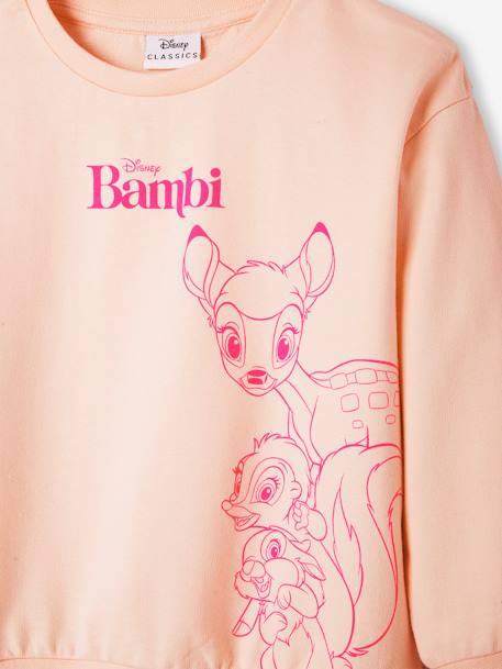 Sweat fille Disney® Bambi vieux rose 