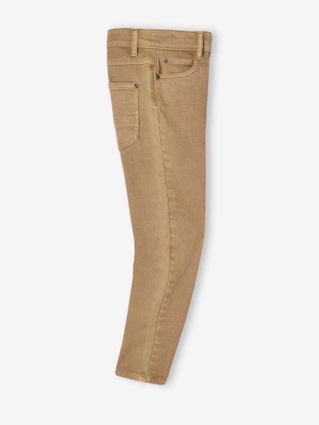 Jungen Slim-Fit-Hose, Hüftweite COMFORT beige+himmelblau+khaki+schiefer+schokolade+terracotta 