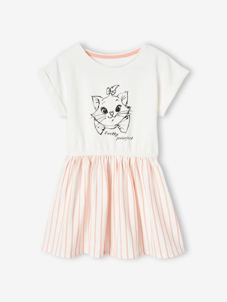 Robe sweat fille Disney® Marie les Aristochats rose pâle 