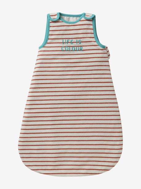 Baby Sommer-Schlafsack ,,Summer Dreams' braun gestreift+grün gestreift+marine gestreift 