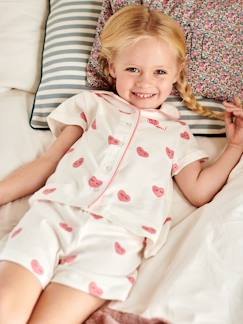 Mädchen-Pyjama, Overall-Kurzer Mädchen Schlafanzug