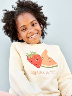 Mädchen Sweatshirt, Fruchtmotive