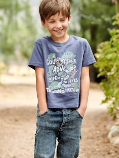Junge-T-Shirt, Poloshirt, Unterziehpulli-T-Shirt-Jungen T-Shirt mit Tiermotiv