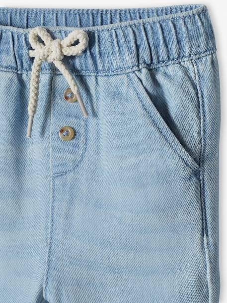 Baby Jeans aus Light-Denim denim bleached+dunkelblau 