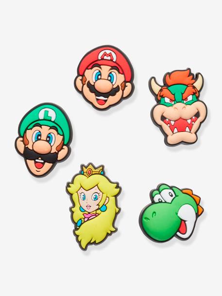 5er-Pack Kinder Schuhanstecker SUPER MARIO Jibbitz CROCS mehrfarbig 