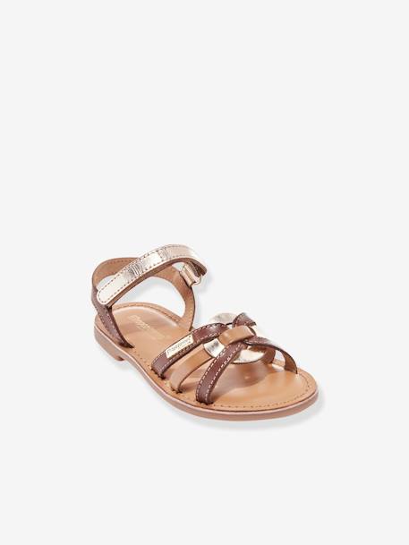 Kinder Sandalen „Badalia“ LES TROPEZIENNES PAR M. BELARBI beige bedruckt 